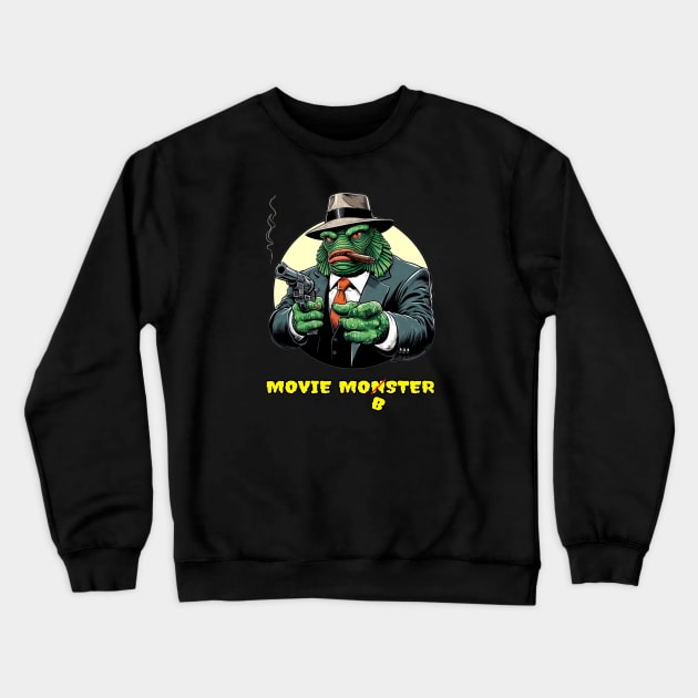 Movie Monster/Mobster Creature from the Black Lagoon Crewneck Sweatshirt by Beyond Vanilla